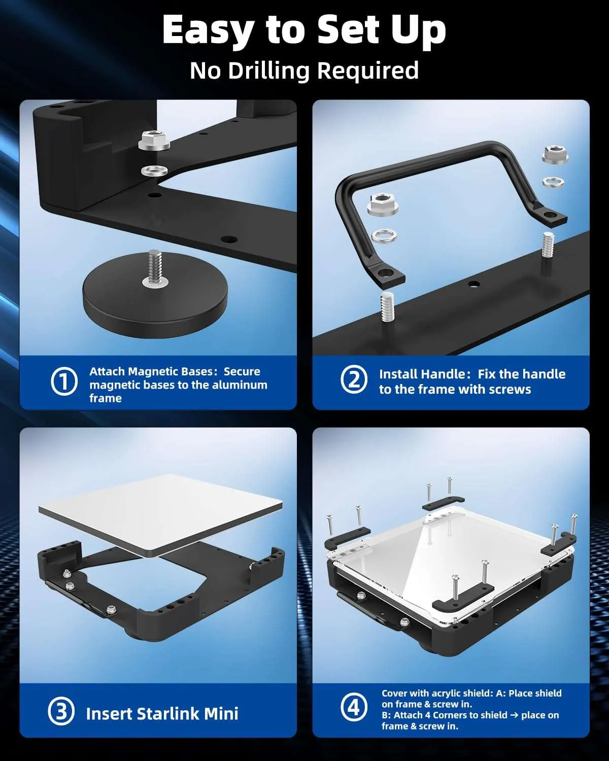 Starlink Mini Magnetic Roof Car Mount - Image 6